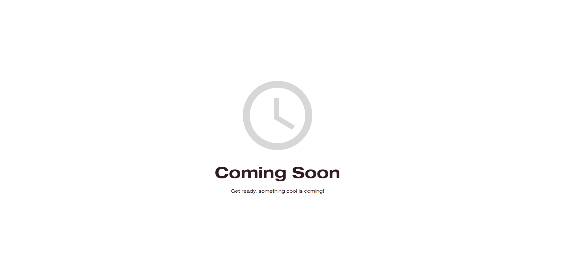 Coming Soon